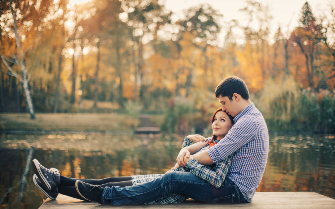 Couple infront of Lake